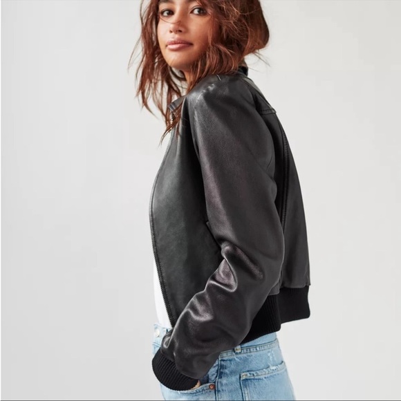 Babaton Jackets & Blazers - Babaton Lou Leather Jacket from Aritzia